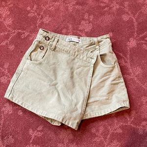 Denim skort